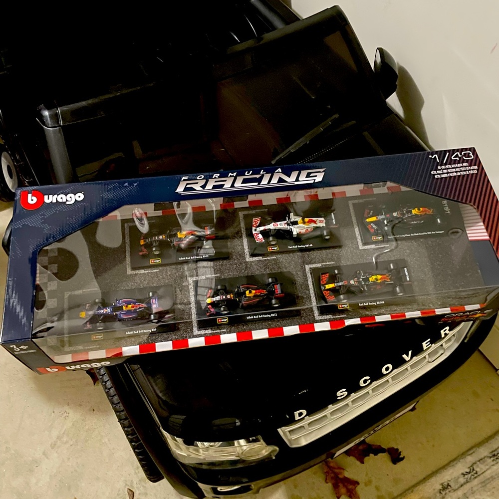 🏎️Burago F1 Formula 1 1:43 DieCastSet of 6 Cars Red Bull🏁